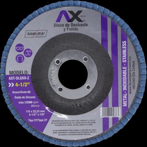 Disco de corte AXT-DLG60-Z